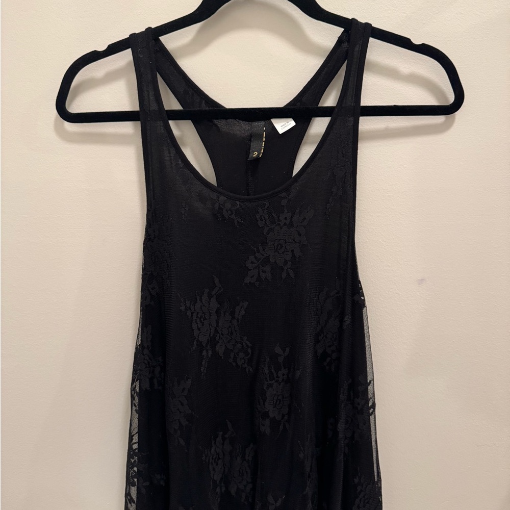 Divided by H&M Black Lace Tank Top